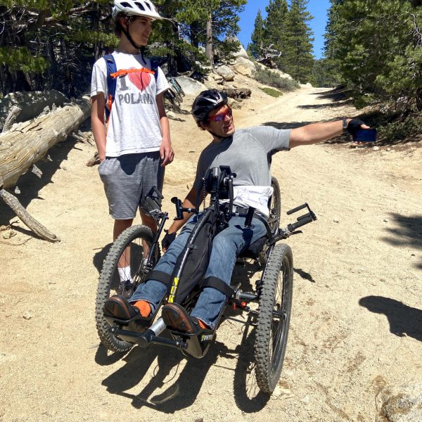 Off-road handcycling in Tahoe