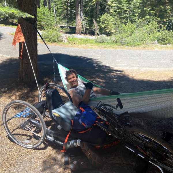 Hammocking after climbing up HWY 4