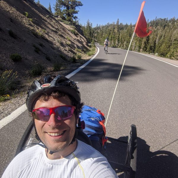 Biking up HWY 4